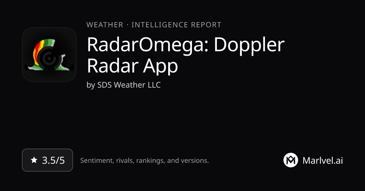 RadarOmega: Doppler Radar App — Review 2026