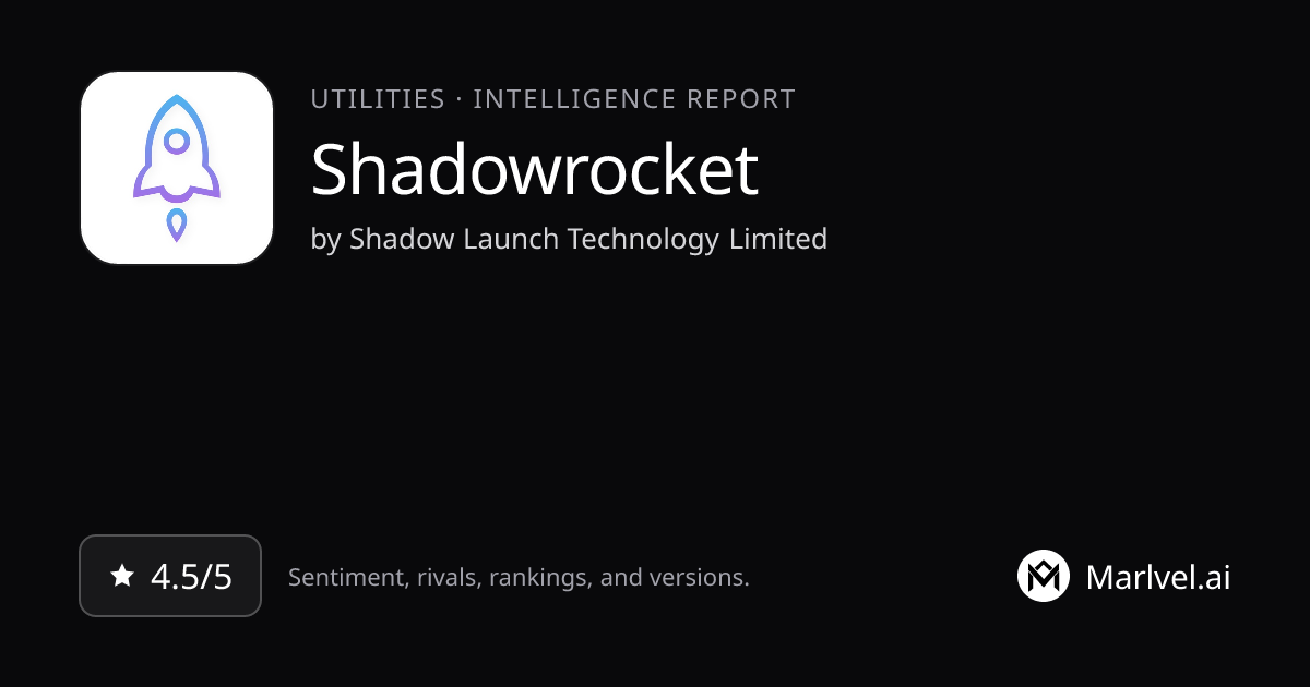 Shadowrocket — Review 2026: Sentiment & Intel